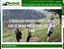 Tablet Screenshot of bwindibackpackerslodge.com